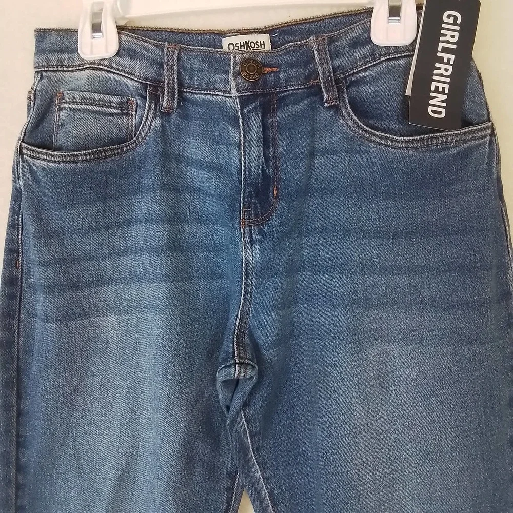 OshKosh Girlfriend Jeans‎ Size 14 in Medium Wash Denim